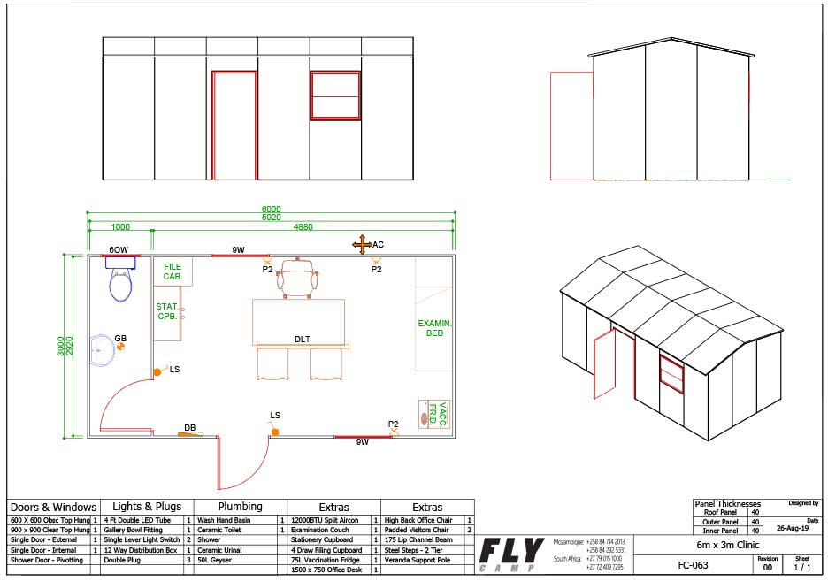 063 Flycamp 6m x 3m Clinic