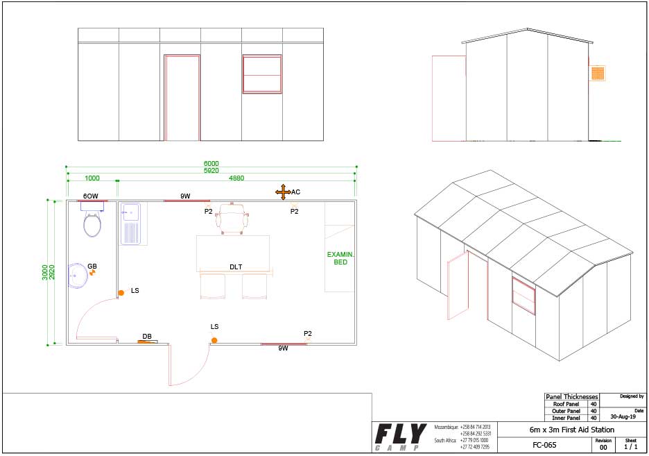 065 Flycamp 6m x 3m First Aid Station