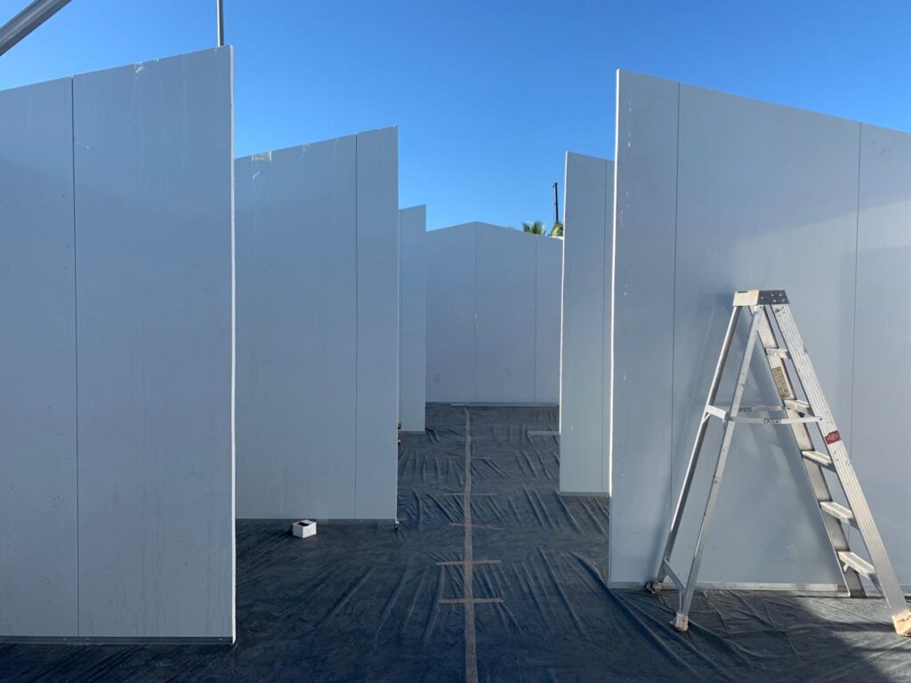 Dormitory and ablution under construction