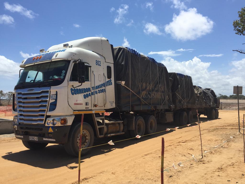 Materials arriving on site